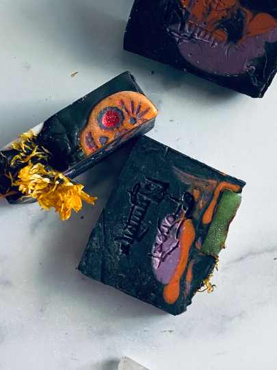 Black Veil Sugar Skull Soap