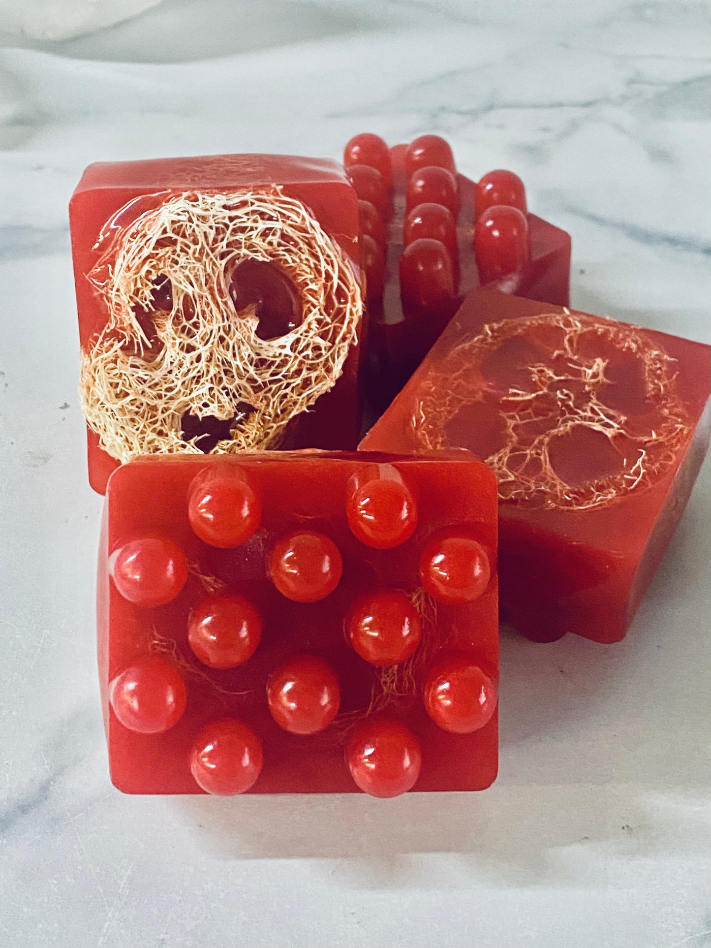 Apple Loofah Massage Bar