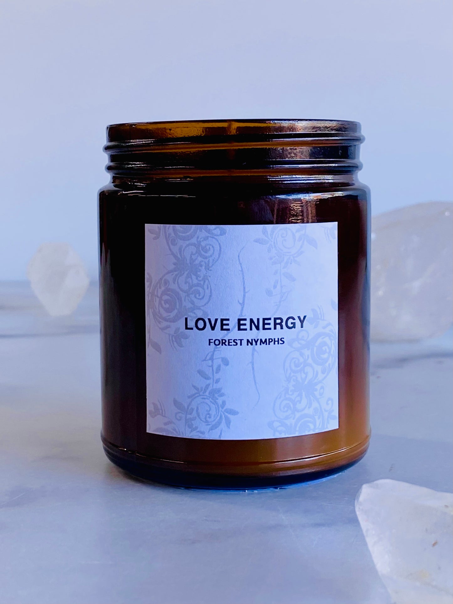 LOVE ENERGY GEMSTONE CANDLE