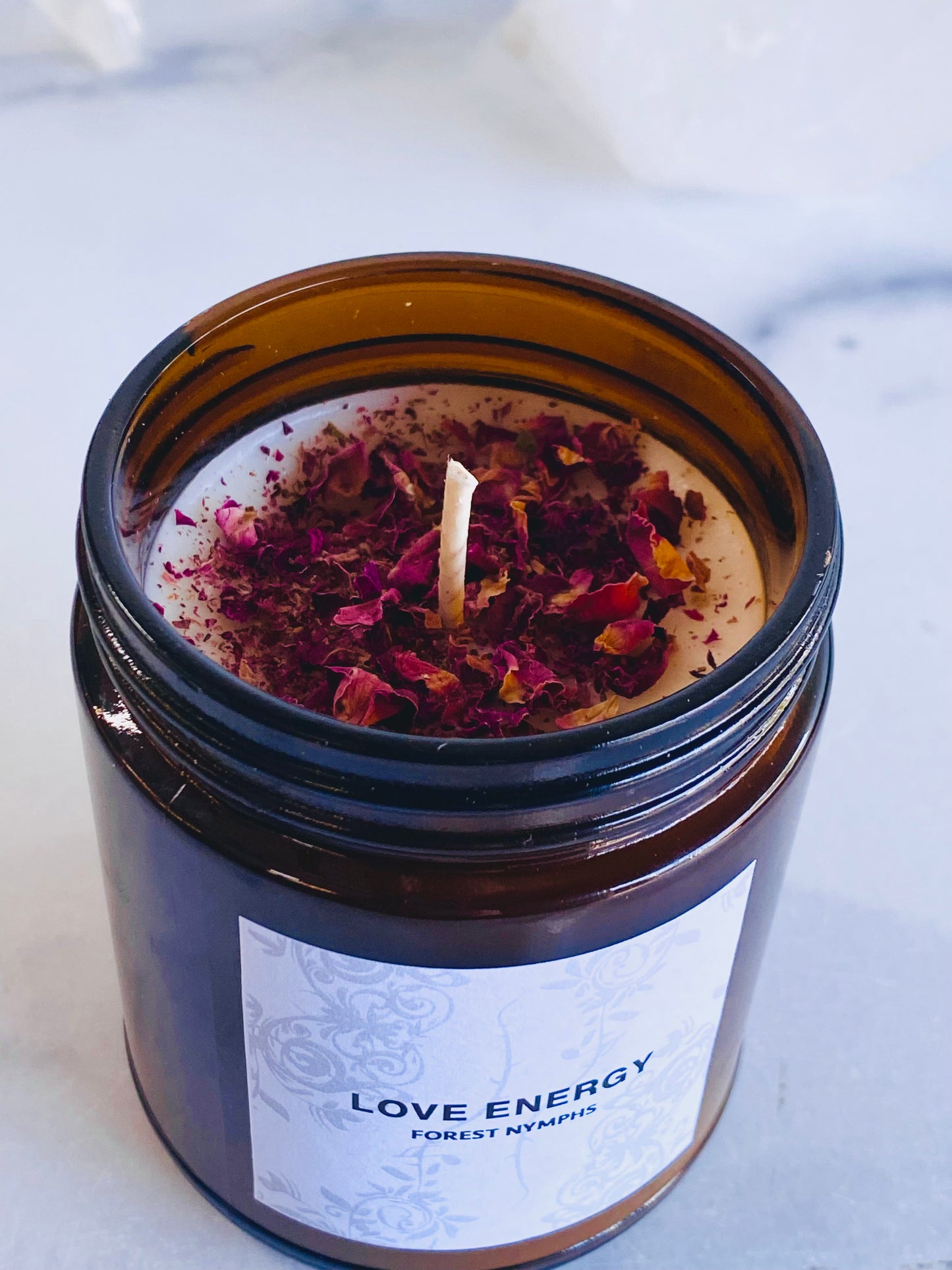 LOVE ENERGY GEMSTONE CANDLE