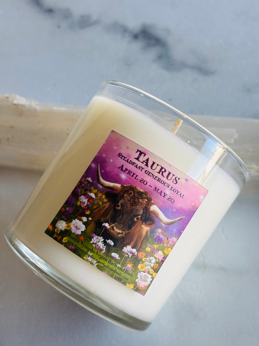 TAURUS ZODIAC CANDLE