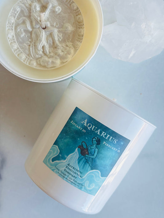 AQUARIUS ZODIAC CANDLE