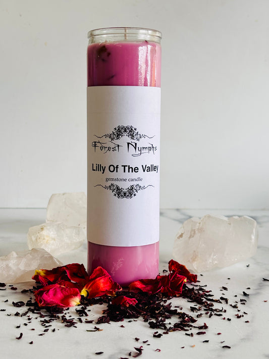 LILY OF THE VALLEY Vigil Gemstone Candle