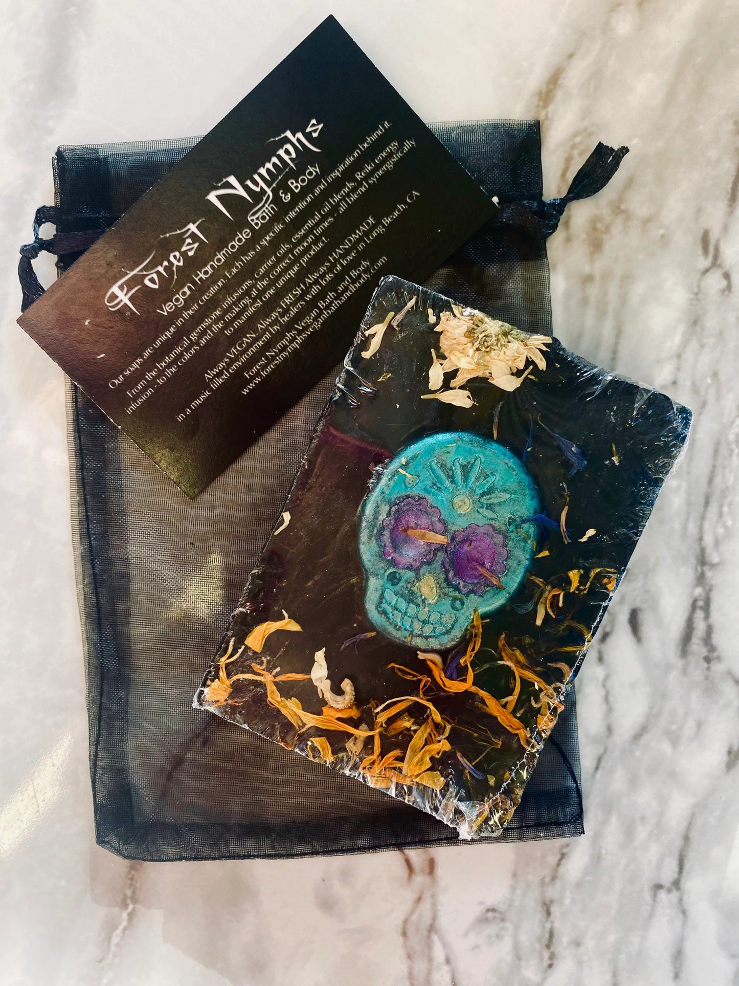 Black Veil Halloween Soap