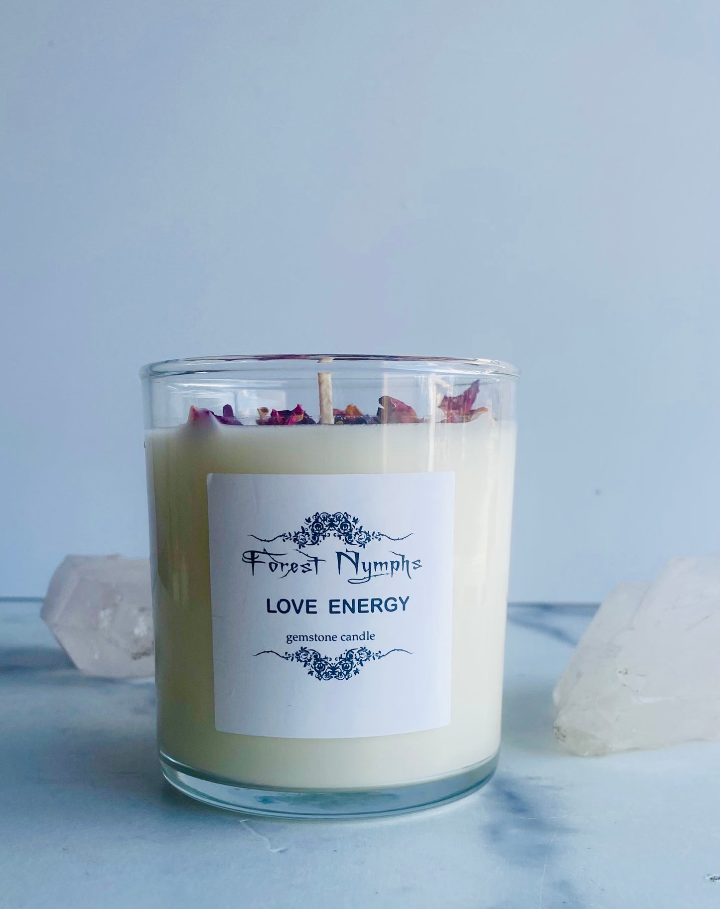 LOVE ENERGY GEMSTONE CANDLE