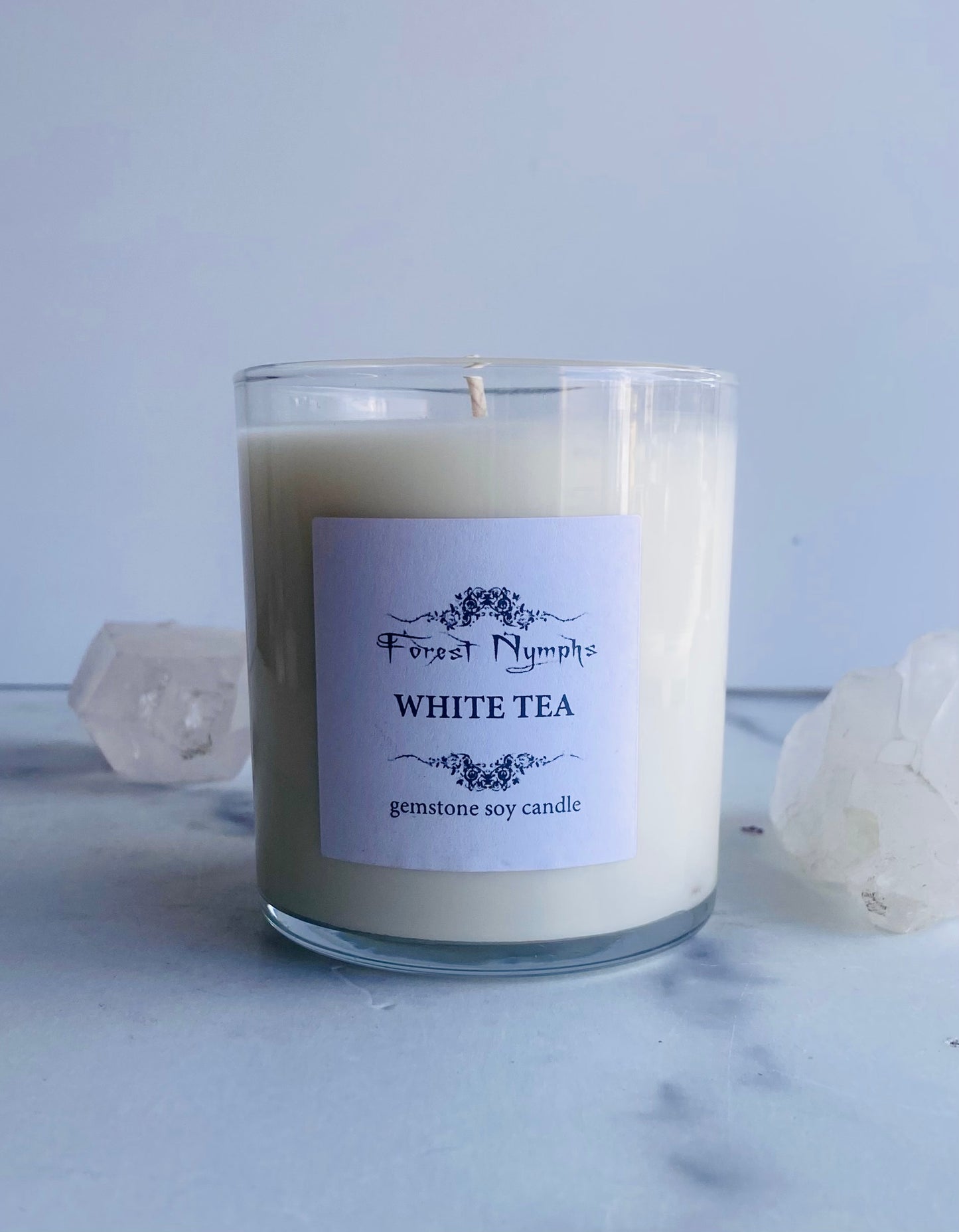White Tea Gemstone Candle